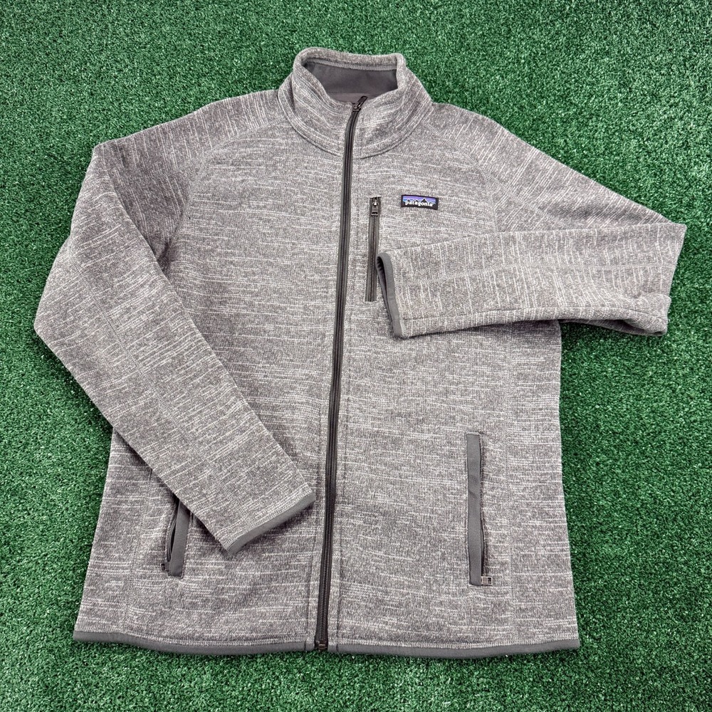 Patagonia Better Sweater Mens Large Gray Full Zip Fleece Long Sleeve Outdoor - Picture 2 of 11